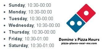 domino's nearby me|domino's opening times today.